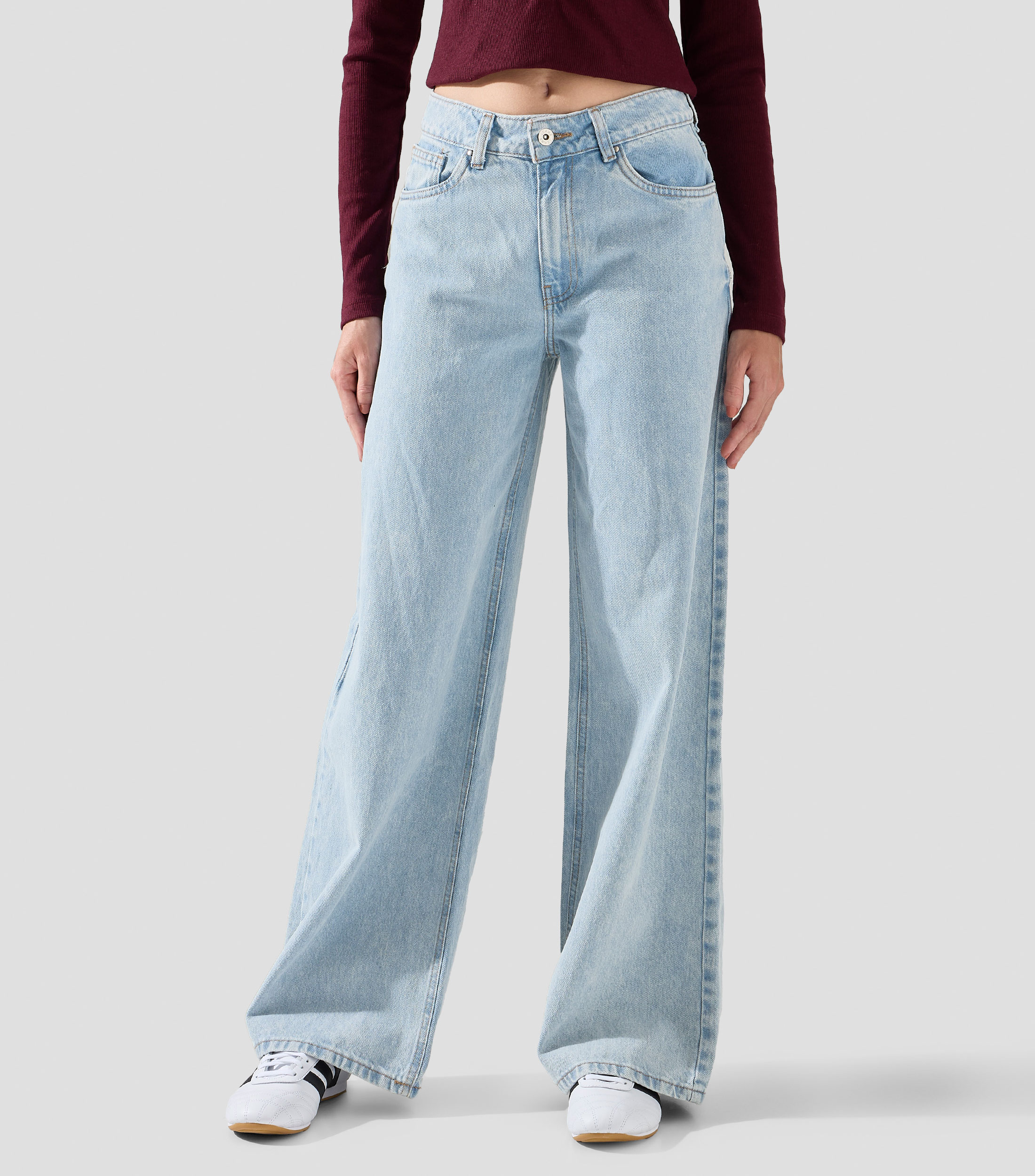 Jeans Wideleg Mujer